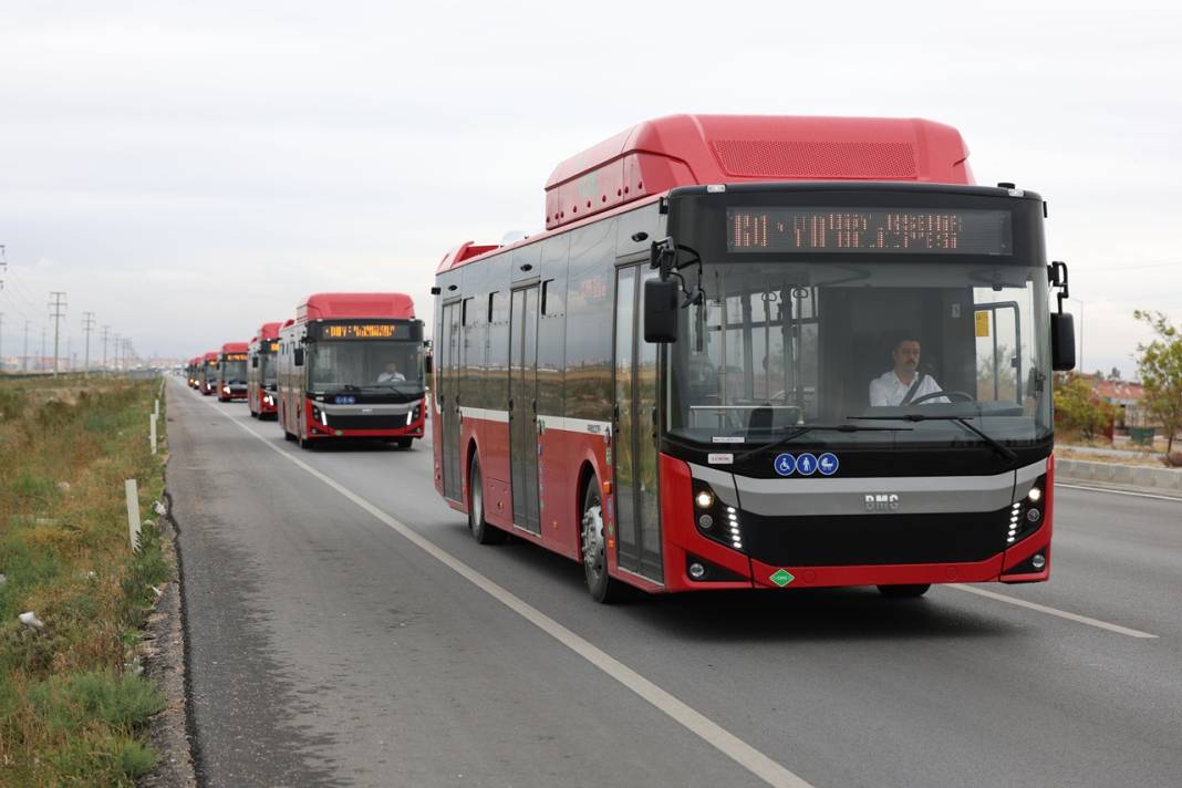 Başkan Altay 'hayırlı olsun' diyerek duyurdu! 10 otobüs daha filoya katıldı 5
